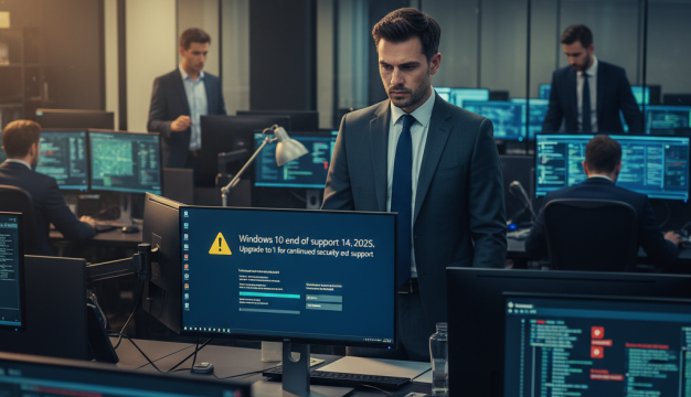 Fin du support Windows 10 : Comment sécuriser votre parc informatique professionnel dans les Yvelines ?