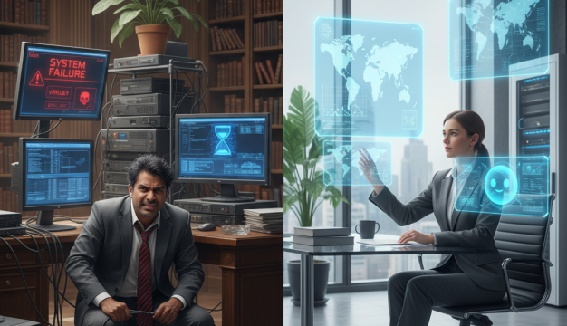 Maintenance informatique vs Infogérance proactive : Quelle stratégie pour les professions libérales en 2026 ?
