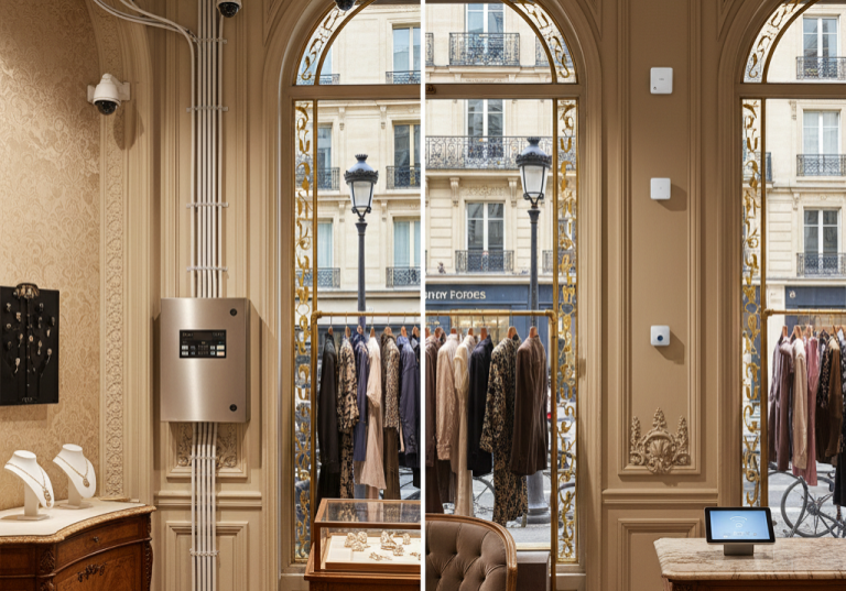 Alarme filaire vs Alarme sans fil : quelle solution privilégier pour les boutiques parisiennes ?