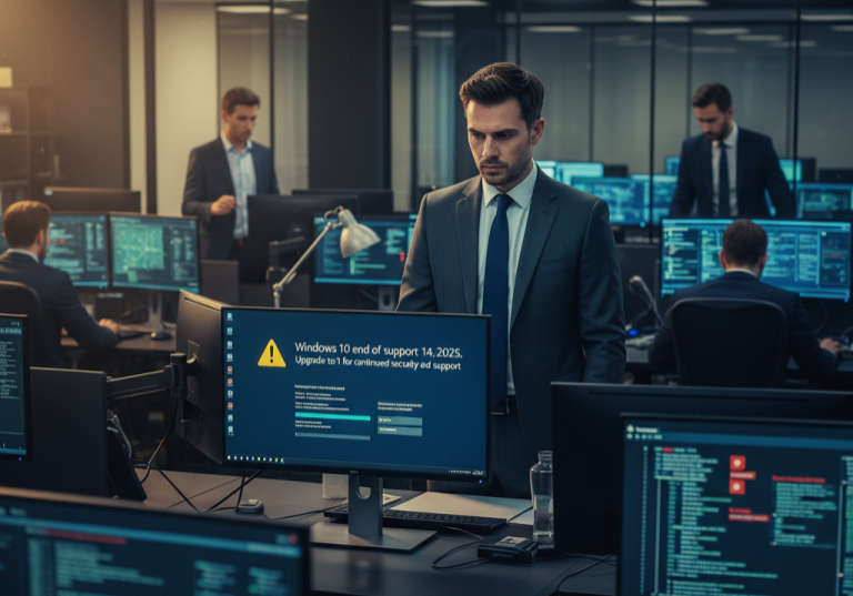 Fin du support Windows 10 : Comment sécuriser votre parc informatique professionnel dans les Yvelines ?